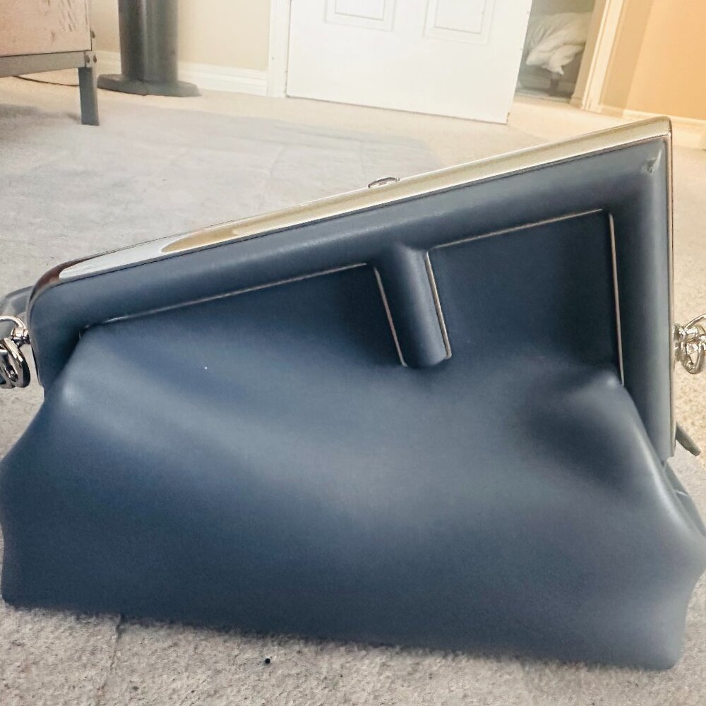 Fendi first midi bag in blue